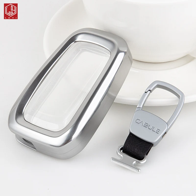 Защитный смарт-пульт из алюминиевого сплава, держатель для ключей, брелок для ключей, автомобильный брелок, чехол для Land Cruiser LC200