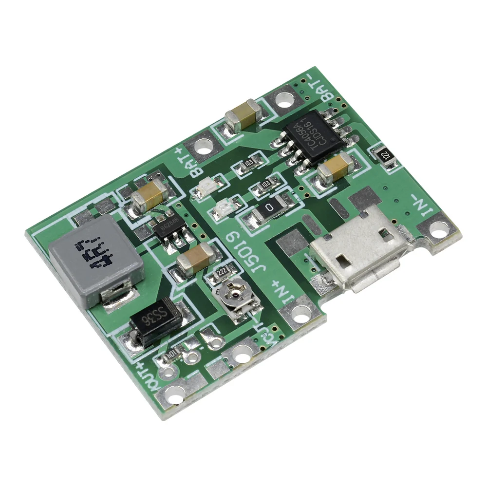 3.7V 4.2V Lithium Li-ion 18650 Battery Charger Board DC-DC Step Up Boost Module Lithium Battery Charging Step-Up Board Module