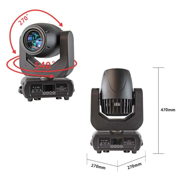 Профессиональный dj-бар сценический dmx 150 Вт Светодиодный прожектор 3 в 1 с движущейся
