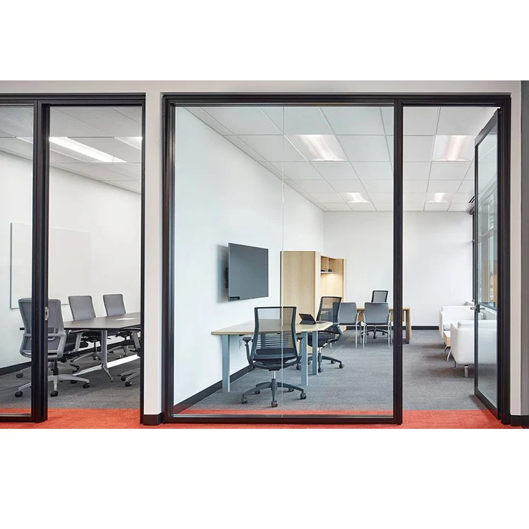 Customizable european Standard Double panels swing style aluminum doors casement hinged aluminum interior/exterior doors