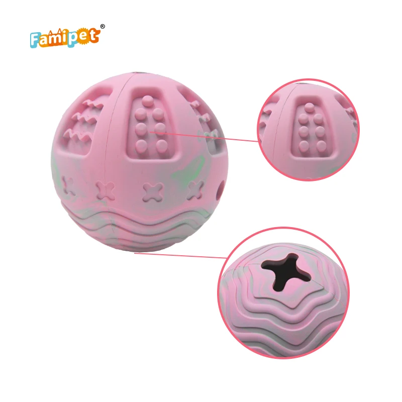 Famipet новый дизайн под заказ Жесткая прочная игрушка из натурального каучука для домашних животных жевательная собак агрессивных жевательных