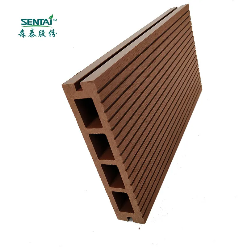146*31mm hot sale eco-friendly garden tiles outdoor decking board anti-slip waterproof bpc 3d wood wall panel ST01A