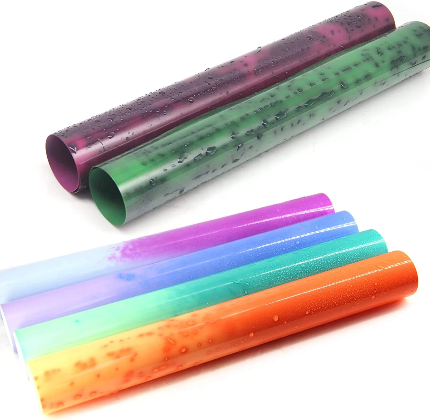 UV Color Changing Vinyl Heat Transfer Temperature Sensitive Color Changing HTV Iron on Vinyl for Tshirt Textiles