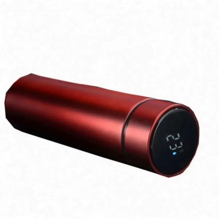 Eco Friendly Led Temperature Insulated Vacuum Drink Flask Custom Smart Uvc Reminding Time Marker Water Bottle With Custom Logo