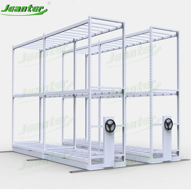 2 слоя вертикальный сельское хозяйство стойки мобильного вертикальный расти стеллажная система для внутреннего сельского хозяйства