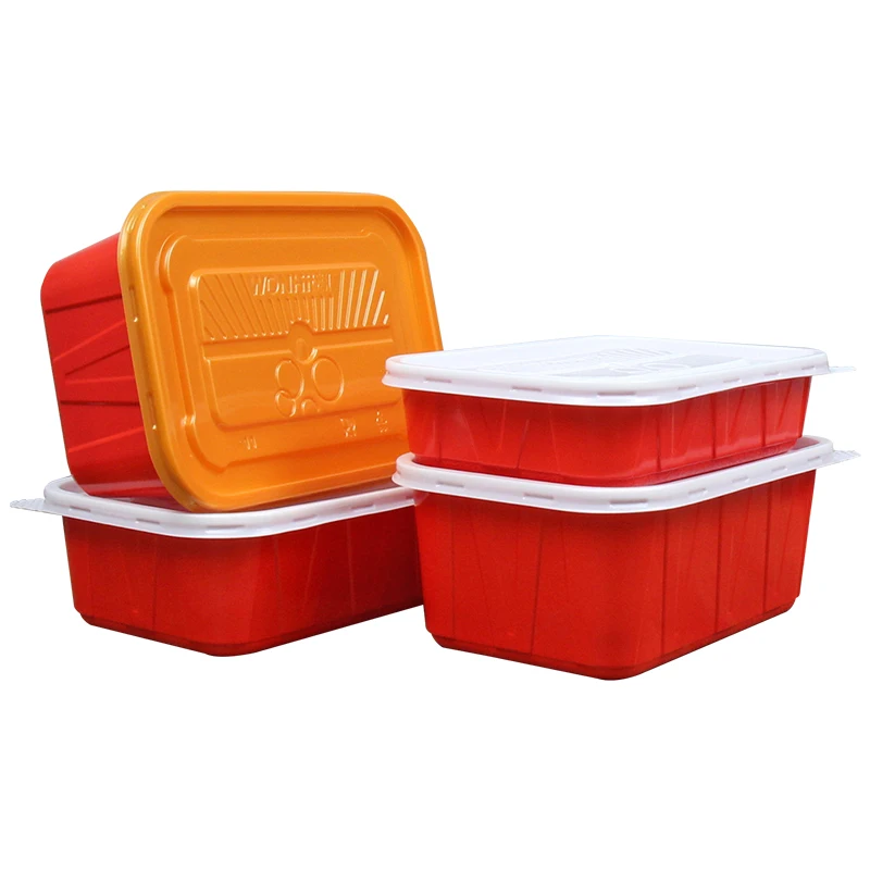 PP plastic  blister plastic packaging frozen food tray meat tray container