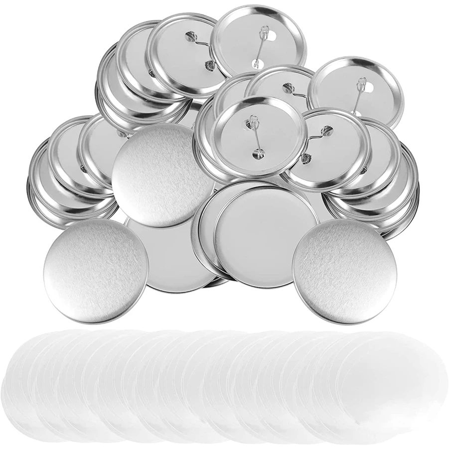 500pcs/pack Blank Badge Button Parts  32mm(1.25 inch) Metal Button Pin Badge Kit for Button Maker Machine