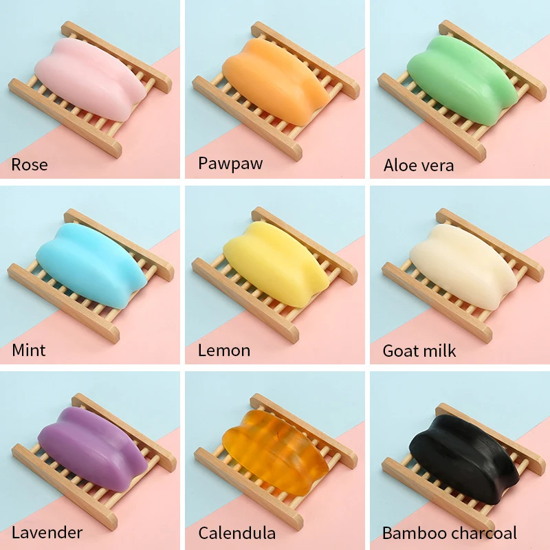 Private Label Face Clean Body Bathing Natural Organic Handmade Soap Beauty Soap Thailand Essential Oil Soap Bar