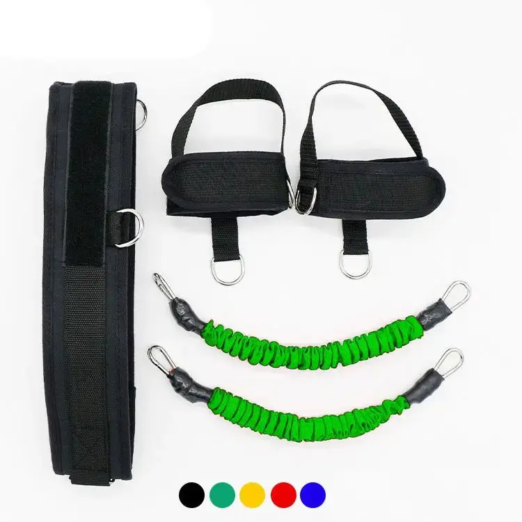 JIA Fitness Agility Training Elastic Belt Bounce Trainer Pull Rope Strength Bounce Vertical Jump Trainer Leg Resistance Bands