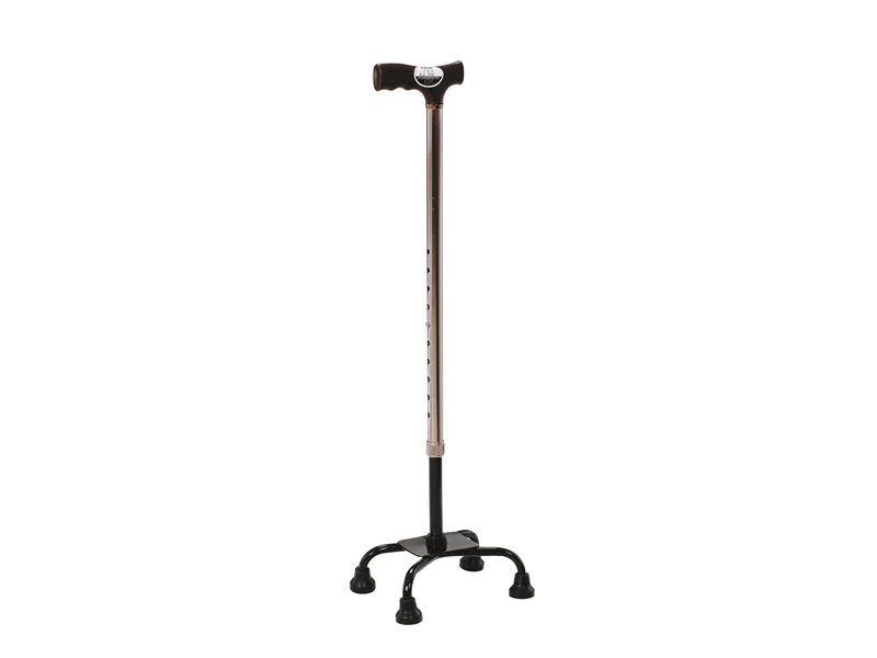 Medical Wholesale New Arrival Lightweight Quad Cane Folding Adjustable Four Leg Walking Stick