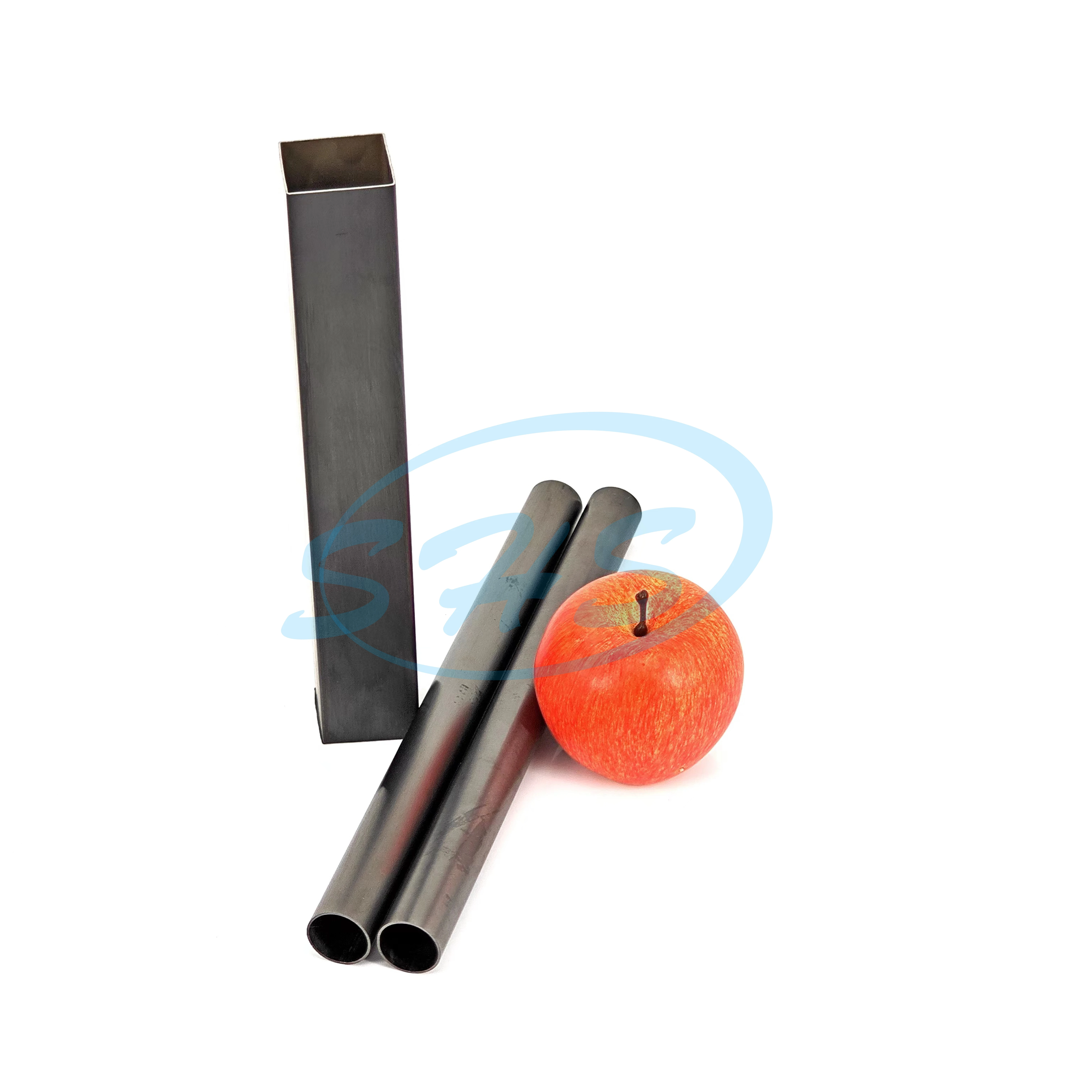 Top supplier color stainless tube 201 304 satin with PVD plated stainless steel black pipe for interior and exterior decoration