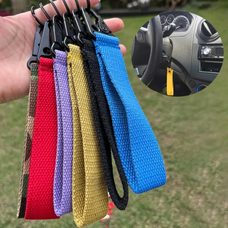 Hot Strong Webbing key keychain Car Wrist Strap Key Holder Rope For Car Mobile Phone ID Card Hanging Strap Universal
