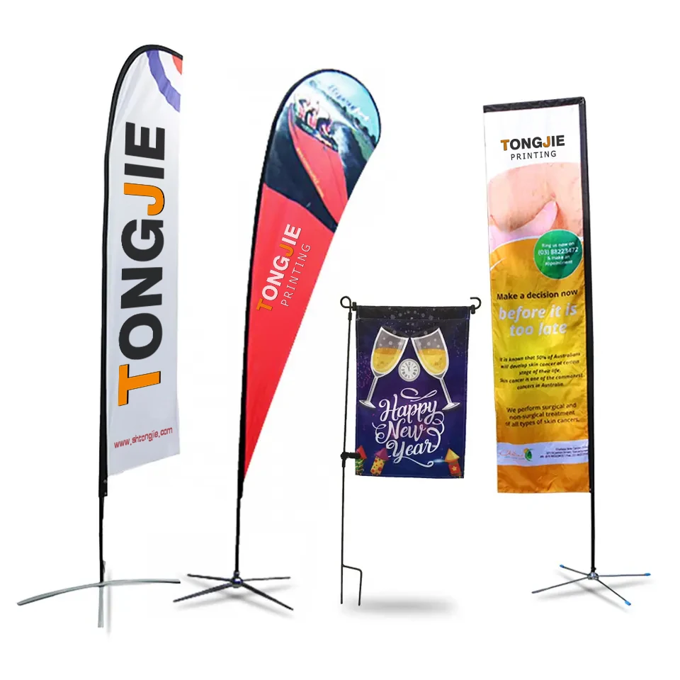 MELEX Outdoor Custom Logo Design printing Advertising Beach Flag,Feather Flag , Teardrop Flags And Banners