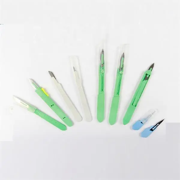 precise surgical disposable surgical knife blades of size  #4 #11 for scalpel