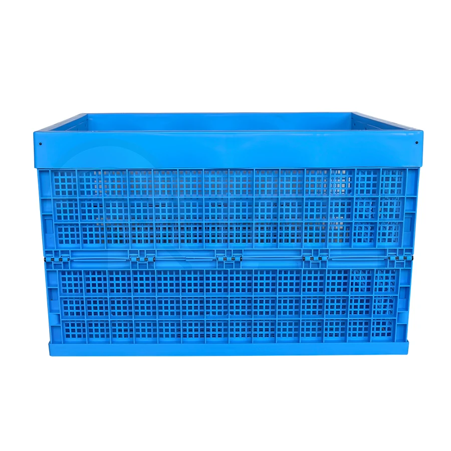 Quali 800*580*500mm 80kg Loading Capacity Large Plastic Vegetable Crate Stackable Crate
