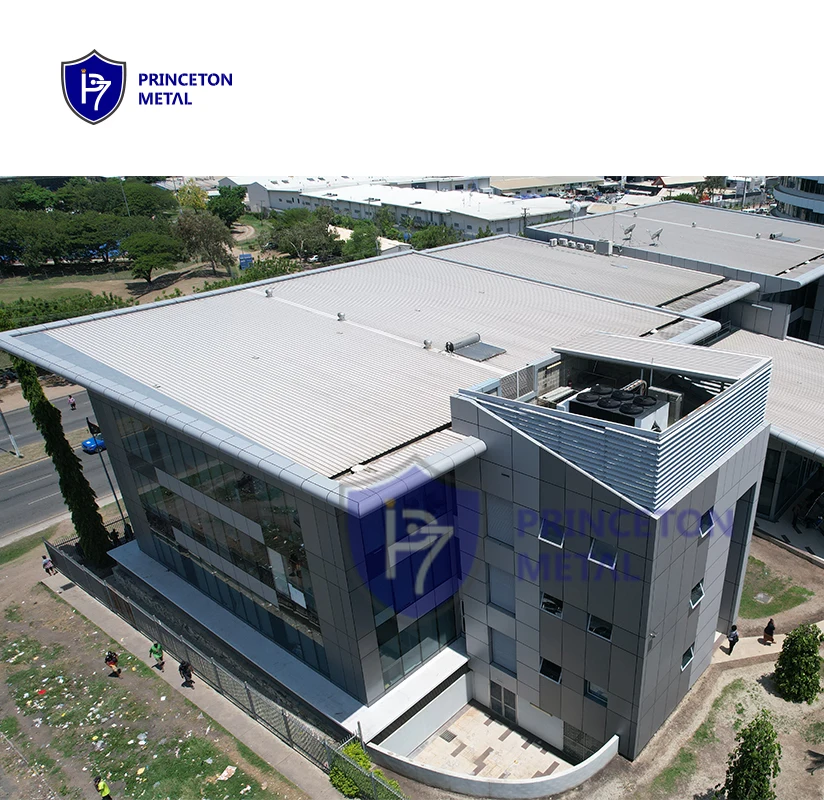 Exterior Aluminum Siding Facade Panel Wood Grain Aluminum perforated Wall Cladding Panel