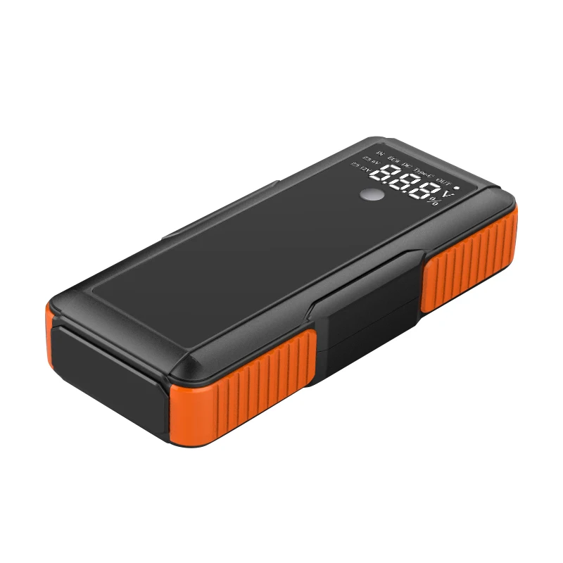 Powerful Super Capacitor Free Car Jump Starter Built-in Supercapacitor with Large LCD Display No Pre-Charging Starter