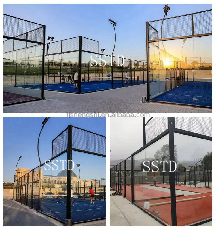 2022 новый дизайн, панорамная Теннисная ракетка, теннисная платформа, компания по производству кортов