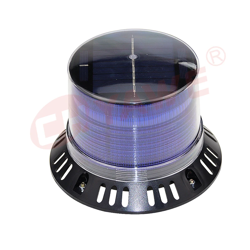 Solar Led Beacon LED traffic warning light LTD-6109 Strobe Beacon Flashing Solar Warning Light
