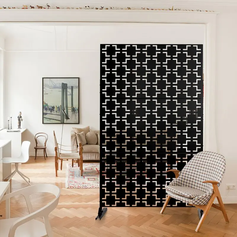 Laser Cut Decorative Sheet Metal Screen Panel For Wall Art