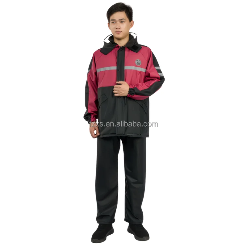 Fisherman Raincoat Waterproof rain overalls PVC rain coat Winter Jacket rain coats for adults