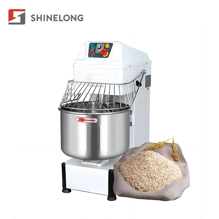 Industrial Electric Spiral Dough Mixer Machine  Pizza Bread Commercial Dough Mixer For Bakery