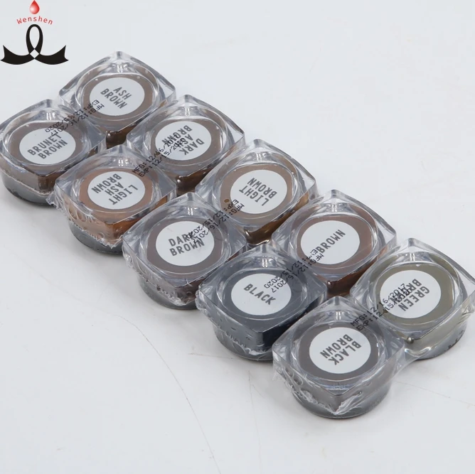 WSPMU Free Sample 3ML Lushcolor Factory Cream Pigments Cosmetic Tattoo Ink for Microblading and Microshading