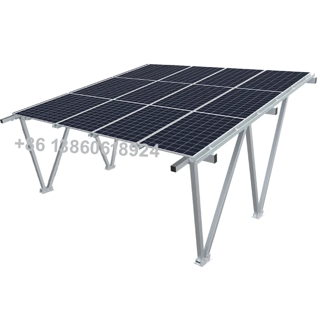 DIY Solar Panels Support Racking Systems Single Mounting System Structure Solar Carport