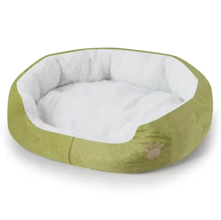 2024 Newest Wholesale Manufacturer Washable Dog Cat Bed Hot Sale Elasticity Pet Beds Warm Comfortable Customization