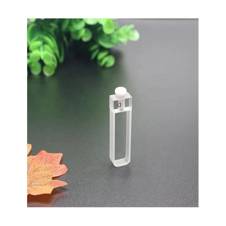 high quality Custom any size quartz cuvette Manufacturer quartz glas cuvettes quartz flow cell