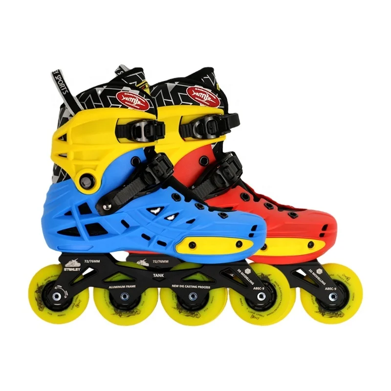 Winter sports Adjustable Inline Skates Children for Outdoor unisex Roller Skates Beginners Roller Shoes PU High Elastic Wear Whe
