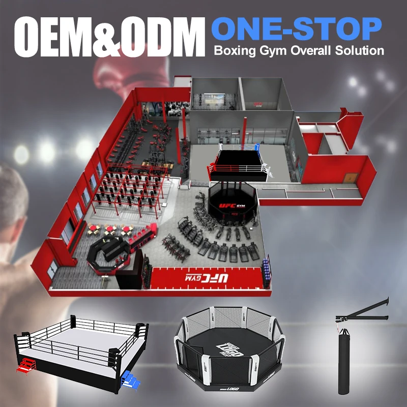 5 Station Multi Functional Crossover Machine Trainer Gym Home Fitness Equipment