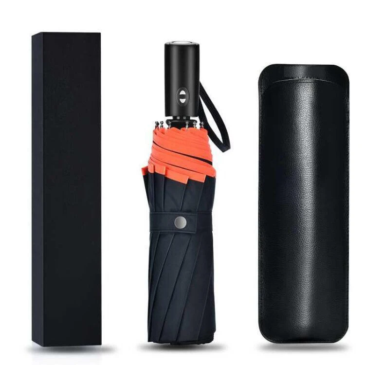 Manufacturer Wholesale Custom Auto Foldable Umbrella Windproof Travel Umbrella Compact Folding Umbrella