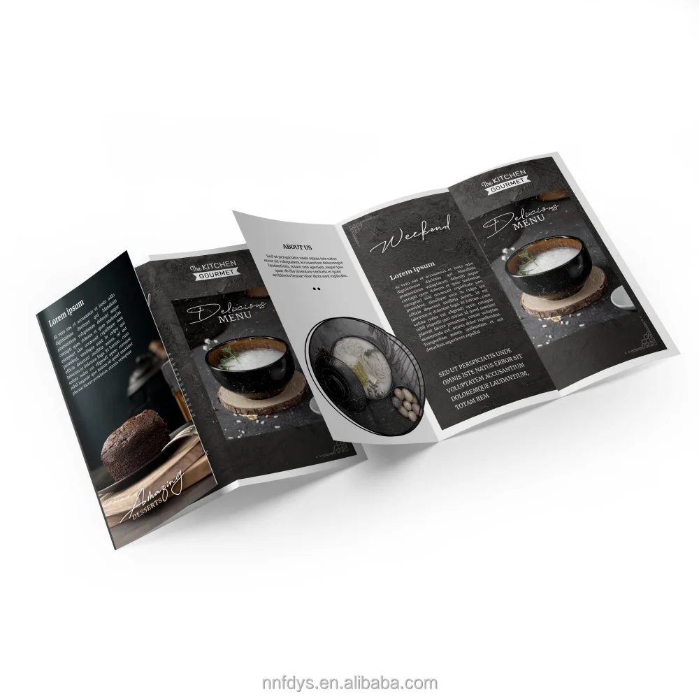 Custom Design High Quality Leaflet Brochure Printing Flyer Pamphlet Offset Printing Flyers Booklet Brochure