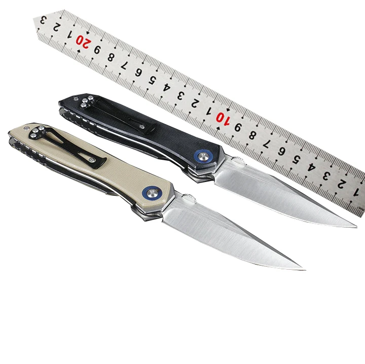 OEM no logo wholesale okapi  Hot Sell Coating G0 Handle Tactical Survival Outdoor Folding Pocket Knife In Stock making