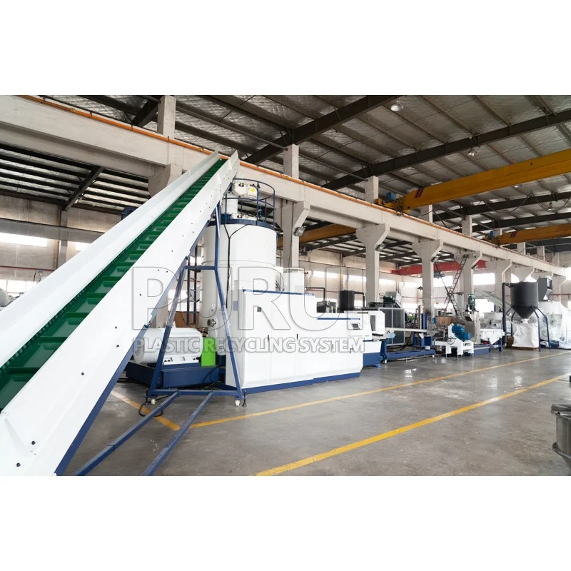 China machine manufacturer pet flakes recycling pelletizing machine plastic pelletizer pet granulators