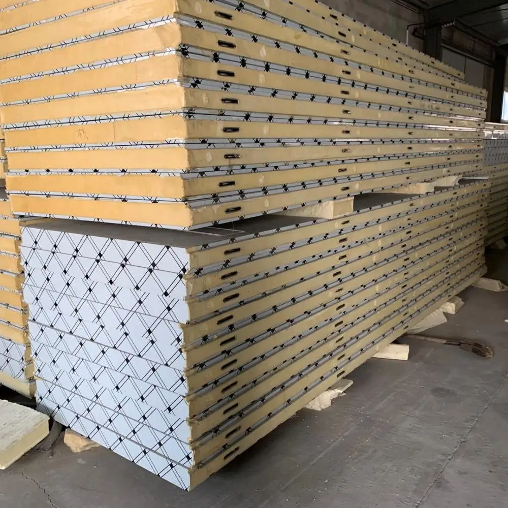 Cheap nz polyurethane sips panels 200mm roof and wall  cold room panels