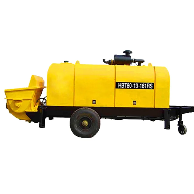 Diesel Engine Mini Small Truck Concrete Pump Machine Concrete Mixer with Pump
