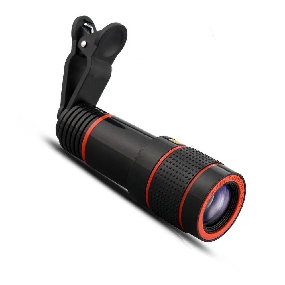 
14X Telephoto Mobile Lens Focusing Zoom Telescope Head External HD Camera Lens Clip Universal Photo Adjustable 
