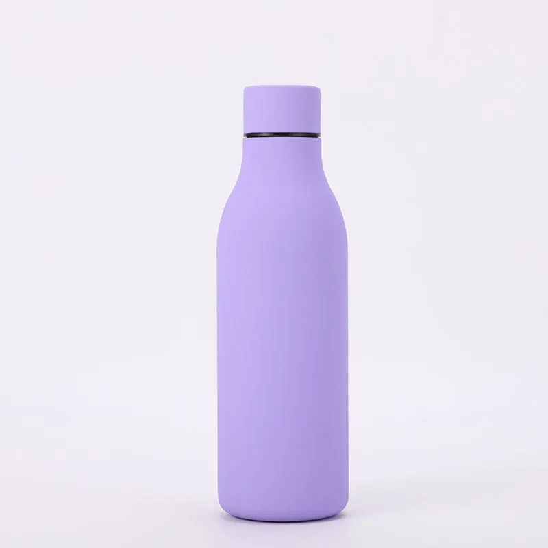 Пользовательские Pantone изолированные герметизированные двойные стенки маленькие бутылки для воды 750 мл без соломы