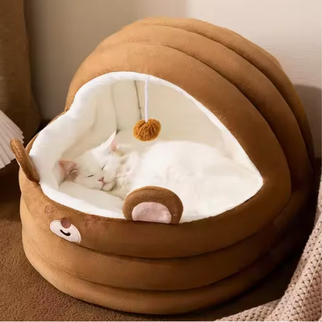 Factory Direct High Quality All-Season Comfortable Cute Look Cat House Bed Scratch-Resistant