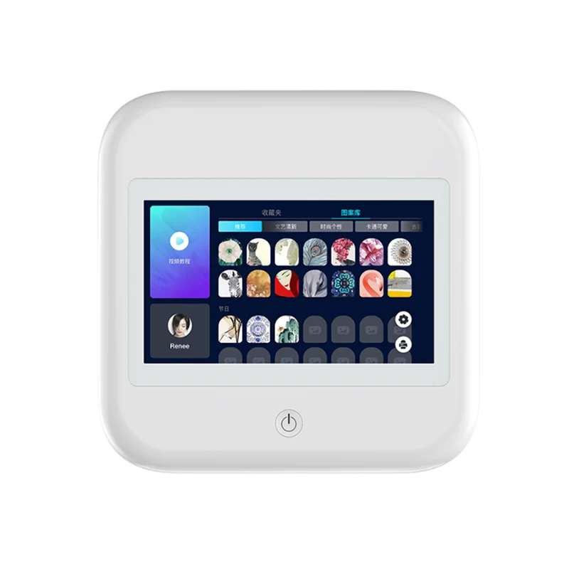 Easy operation of one-key nail art printer 3D digital nail art photo printer