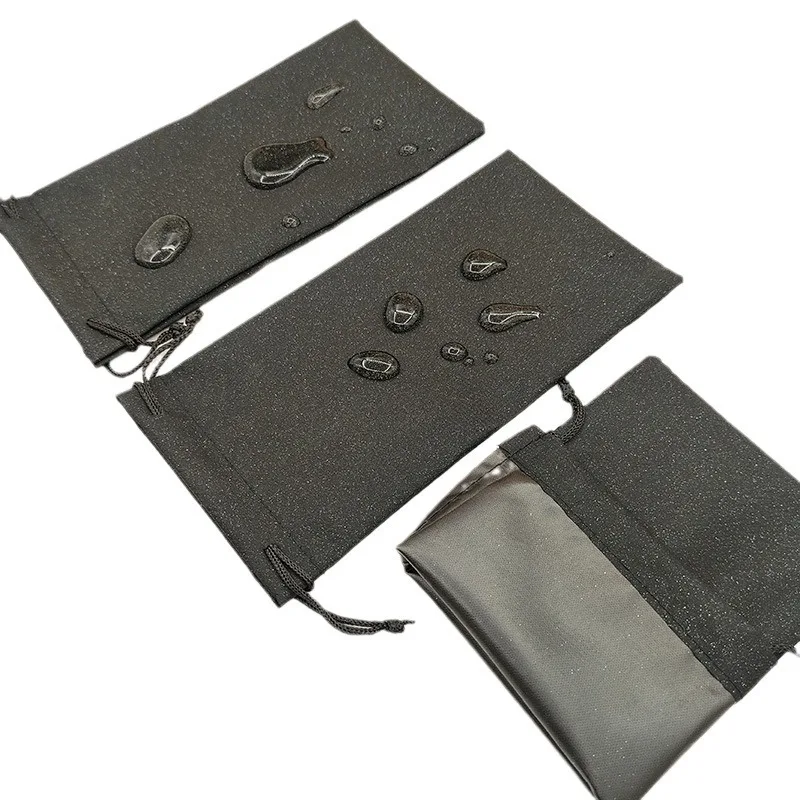 Soft Waterproof Sunglasses Pouch Drawstring Microfiber Dust proof Bag Pocket Glasses Carry Bag Portable Eyewear Container