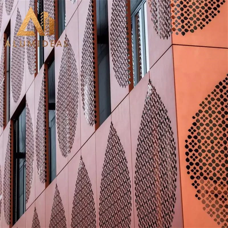 Modern Design Laser Cut Hollow Art Aluminum Cladding Metal Aluminium Facade Panel