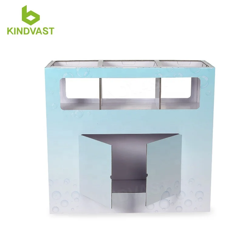 cardboard promotional pop retail dump bin floor display for toys , Free samples!