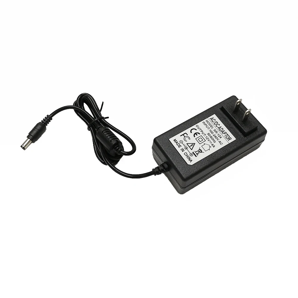 wall plug 12v ac dc 4a adapter 48w power supply