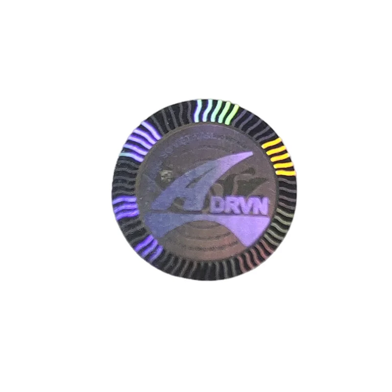 Cheap Custom Hologram Nickel Sticker Silver Gold Foil Anime Stickers Hologram