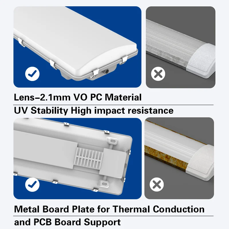 Factory supply Frosted lens Energy Saving PCB board support easy wiring access Water proof lighting