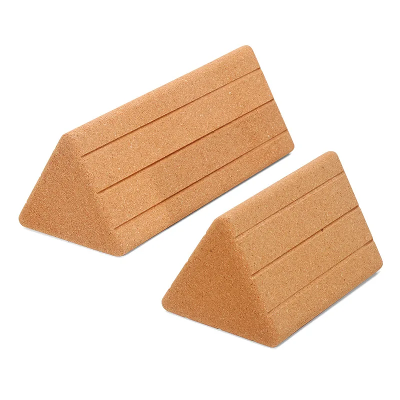 Custom Exercise Cork weight lifting yoga fitness foot sports non-slip training high heel knee tilt board pedal