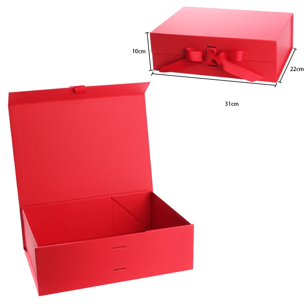 Cosmetic Special Paper Custom Luxury Instock Magnetic Folding Gift Boxes Packaging with Strip Adhesive